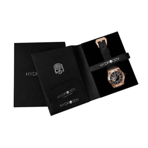 rose gold stainless steel watch