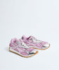 Bottega Veneta Orbit Sneaker — Pink Metallic & Silver