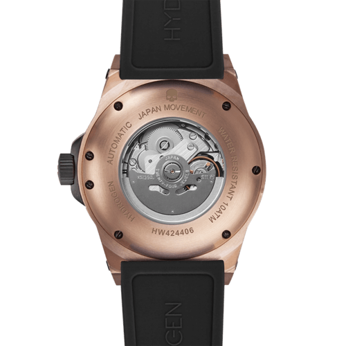 rose gold stainless steel watch