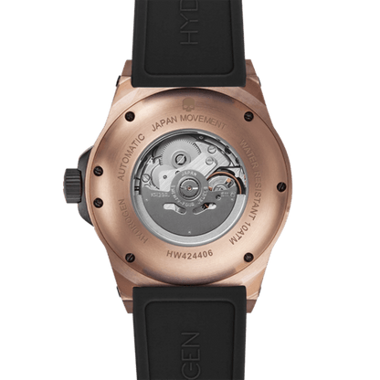 rose gold stainless steel watch