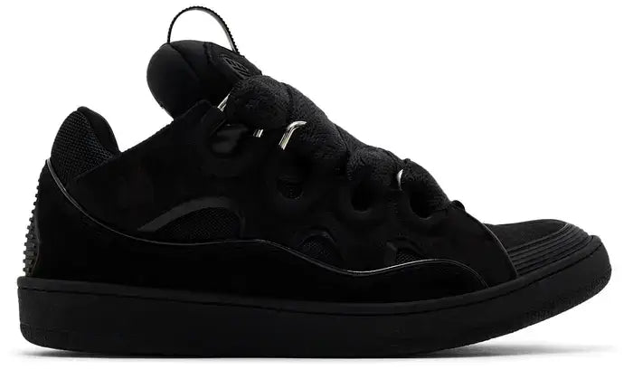 LANVIN curb leather sneakers