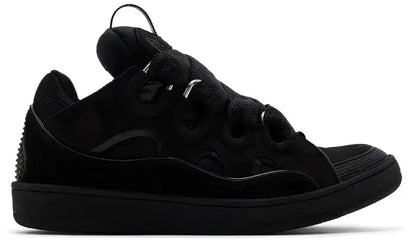 LANVIN curb leather sneakers
