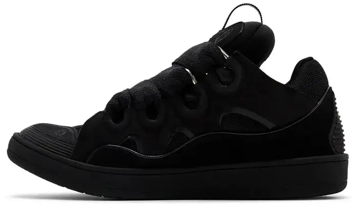 LANVIN curb leather sneakers