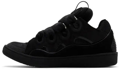 LANVIN curb leather sneakers