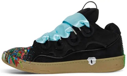 LANVIN curb leather sneakers