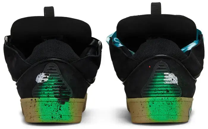LANVIN curb leather sneakers