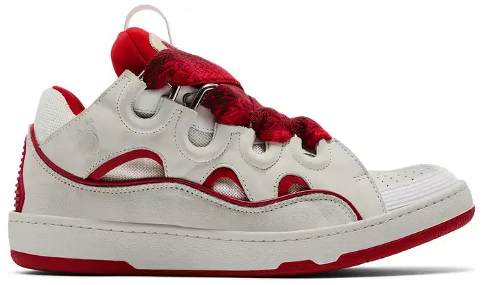 LANVIN curb leather sneakers