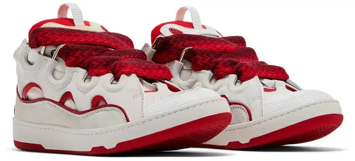 LANVIN curb leather sneakers